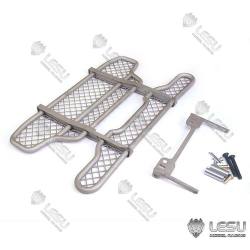LESU Metal Front Bumper DIY of 1:14 For TAMIYA FH16 RC Tractor Truck Model - Picture 5 of 6