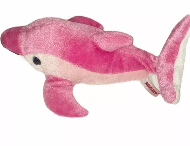 pink stuffed dolphin