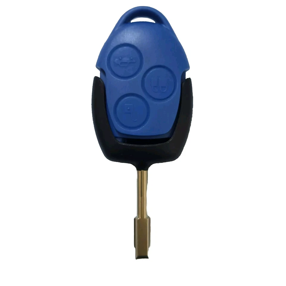 fits Ford Transit 2006-2014 MK7 3 Button Blue Remote locking Key Fob 6CIT15K601 - Image 4 of 4