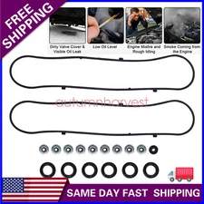 Engine Valve Cover Gasket Set VS50607R for 2003-2008 Honda Acura 3.2L 3.5L 3.7L