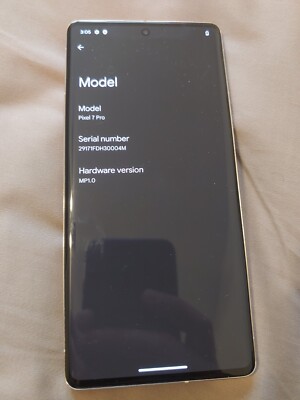 *READ* Google Pixel 7 Pro GE2AE Unlocked 128GB, Hazel color