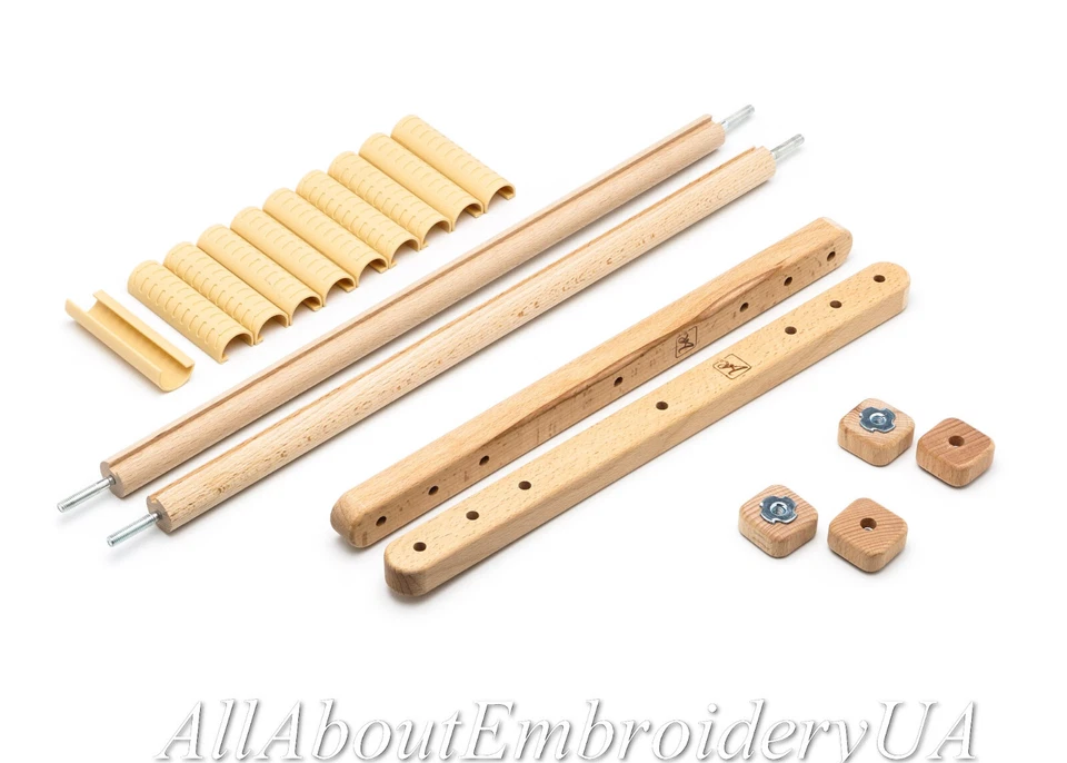 Embroidery Tapestry Wooden Scroll Frame made of Organic Beech Crossstitch Frame - Image 4 of 4