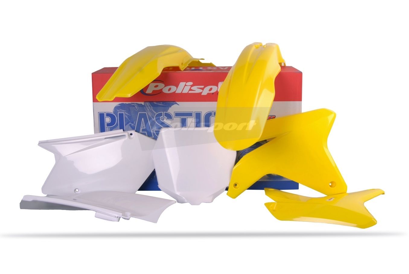 Kit plastiques Polisport Suzuki RM-Z 450 pour réparer les carénages cassés 05-06