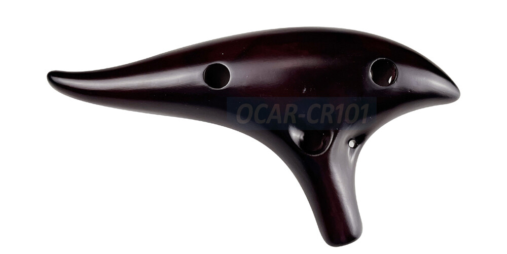 Premium Fine-Crafted Ceramic Ocarina Flute With 12-Hole Alto C