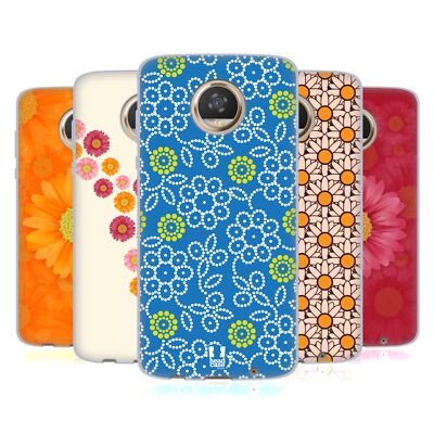 HEAD CASE DESIGNS DAISY PATTERNS SOFT GEL CASE FOR MOTOROLA PHONES