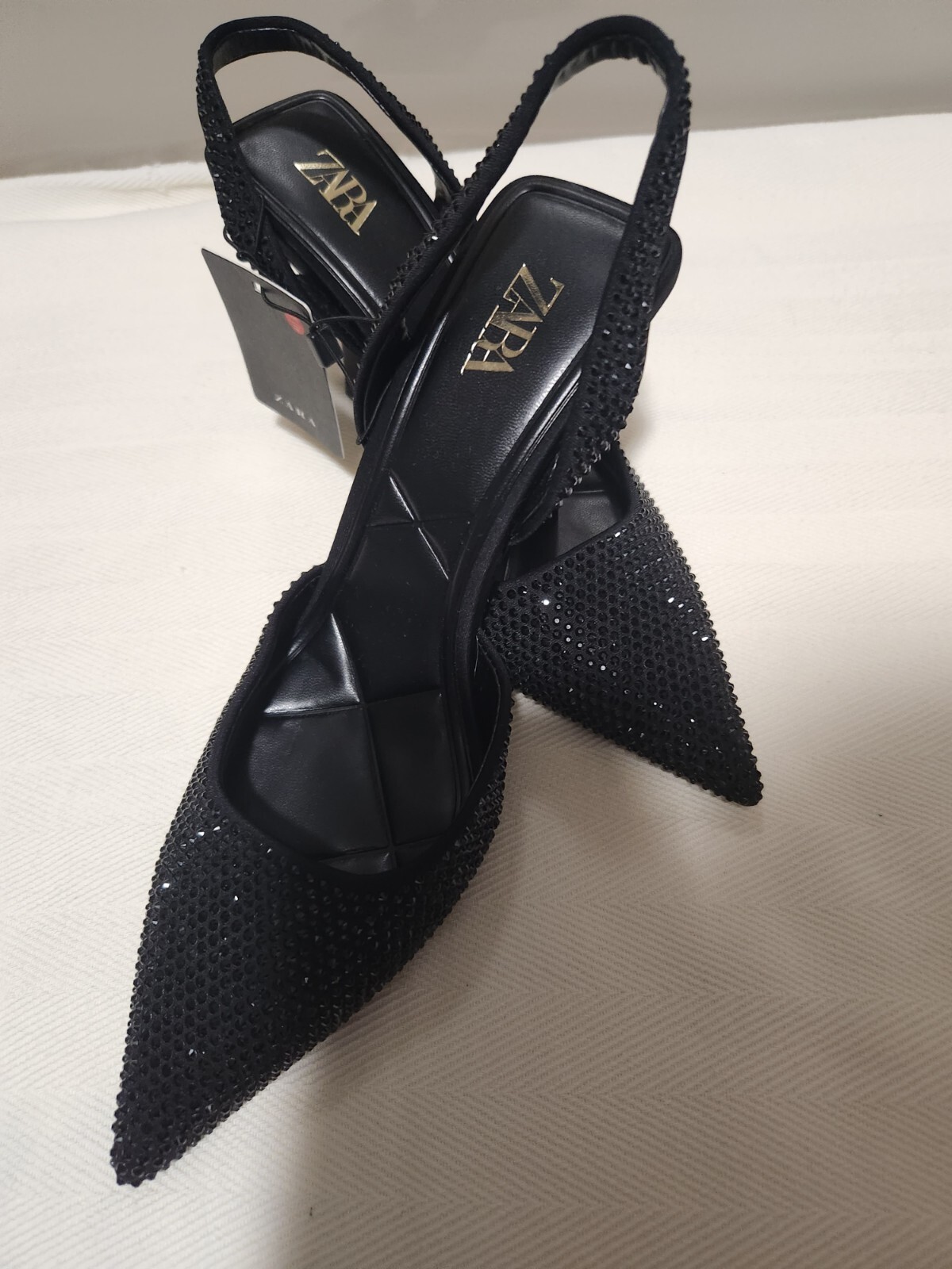 Shimmery Slingback Heels Size 37 | eBay