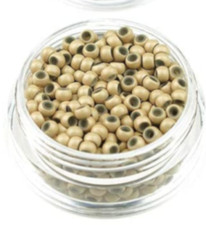 NANO Beads Micro Rings Silicone Lined Hair Extension Loop 3MM 100/200/400/1000UK