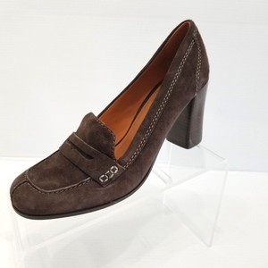 leather loafer pumps