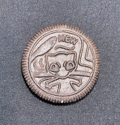 Rare Mew Oreo Pokémon Cookie