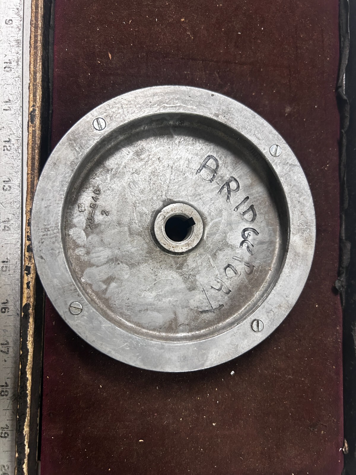 MACHINIST Ofc TOOL LATHE MILL Machinist Bridgeport Ribbed Pu