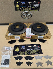 2010-2016 TOYOTA PRIUS GENUINE OEM NEW REAR BRAKE KIT ROTORS PAD KIT & SHIM KIT