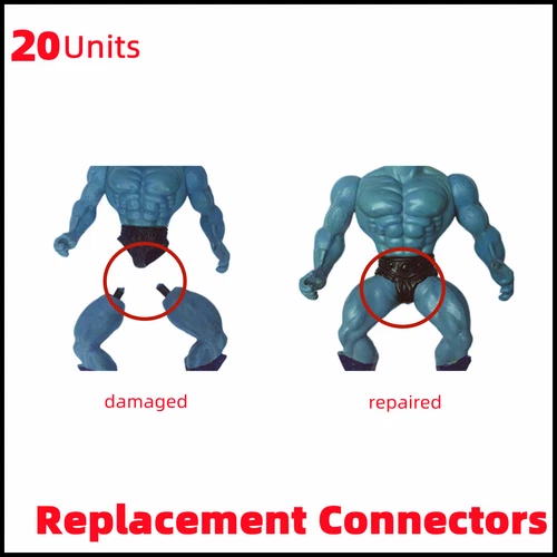 Fits For Vintage Figures Motu Leg Band Replacement Connectors 20 Units