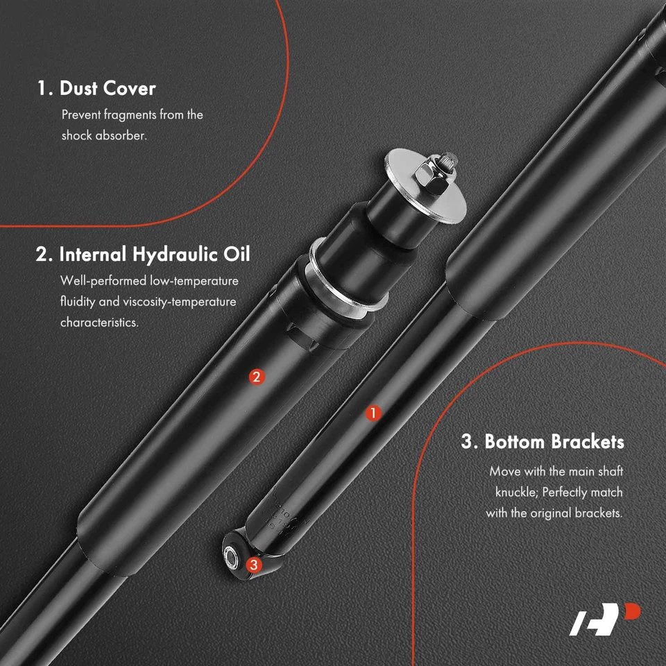 Amortiguador trasero 2 puntales L&R para Mercedes-Benz W210 E280 E300 E320 E420 E430 Foto 3 de 4