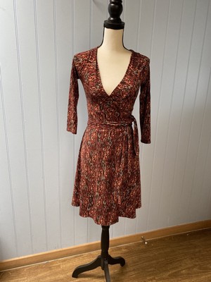 polyester spandex wrap dress