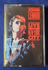 JOHN LENNON LIVE IN NEW YORK CITY 1972 CASSETTE, 1986 