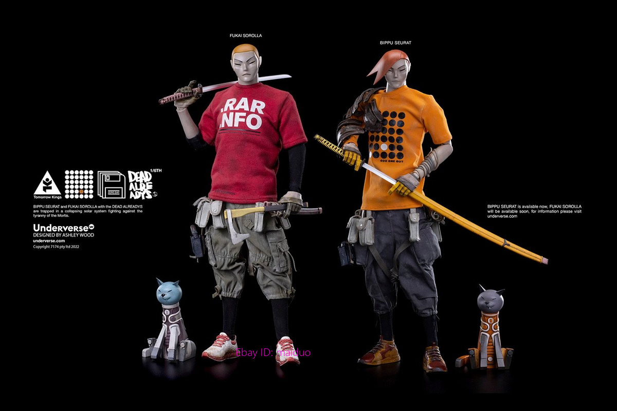 【本日まで】未開封FUKAI SOROLLA UNDERVERSE threeA ThreeA UNDERVERSE FUKAI SOROLLA TOMORROW HACKER Action Figure 3A