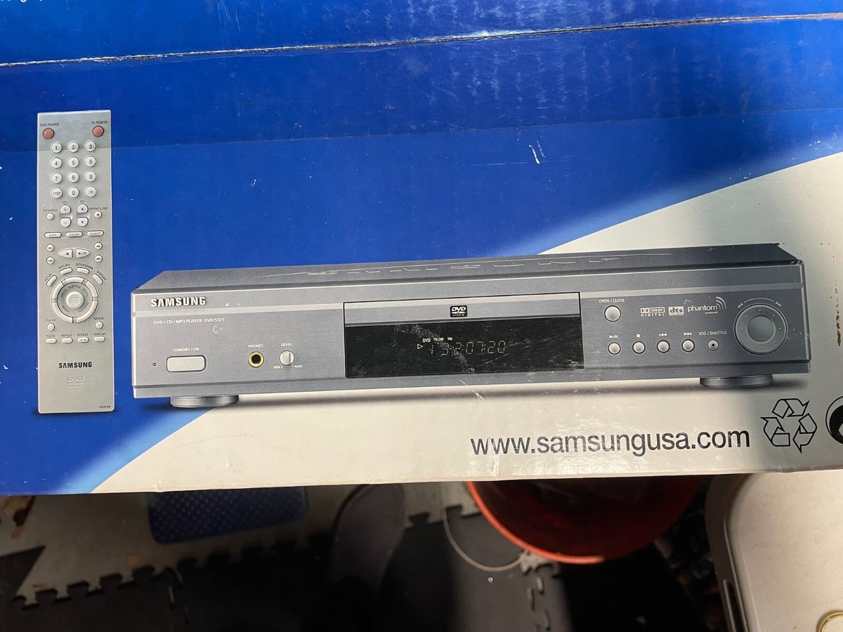 Samsung DVD XD MP3 Player DVD-S321 NOS New in Sealed Box | eBay