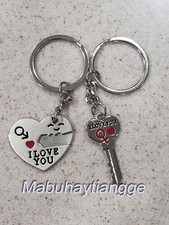 I LOVE YOU KEY CHAIN HEART AND KEY FOR LOVERS