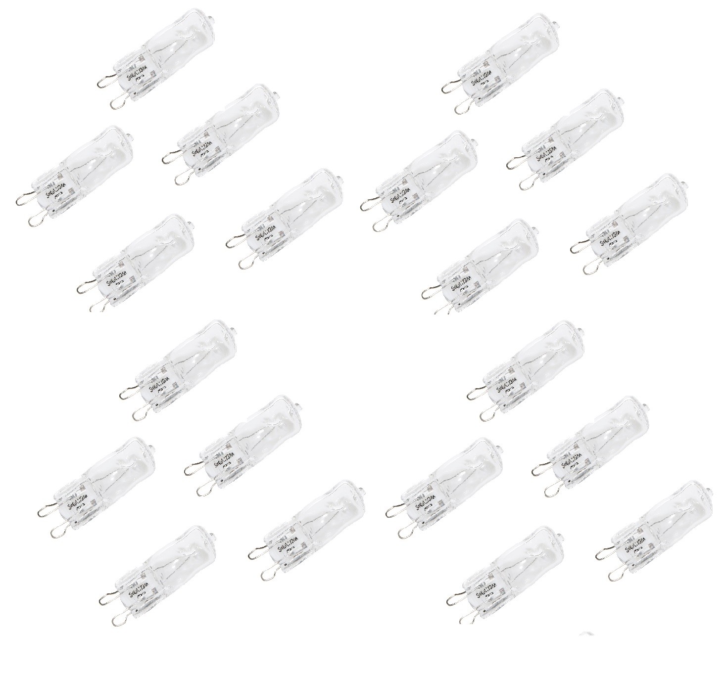 G9 Clear 18w Xenon Capsule Bulbs 240v Available In Packs of 1, 2, 5