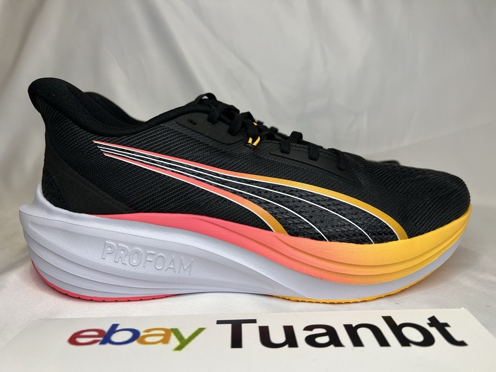 BRAND NEW PUMA Darter ProFoam Men's Running Shoes Black/Yellow/Pink 310152-02