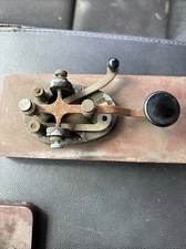 Vintage morse code Key And Tapper. Unsure On Model. Needs Restoration