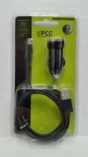 4' Micro USB 2-in-1 Cell Phone Charging Kit Android / Blackberry Black 50076 
