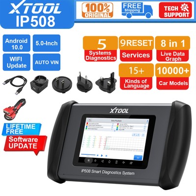 XTOOL InPlus IP508 Motor ABS SRS Getriebe Auto Diagnosewerkzeug OBD2 Scanner EU