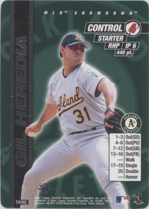2000 MLB Showdown - Gil Heredia #318 - 1 of 1