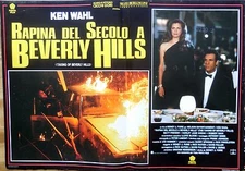 FOTOBUSTA LOBBY RAPINA DEL SECOLO A BEVERLY HILLS KEN WAHL J.FURIE CINEMA