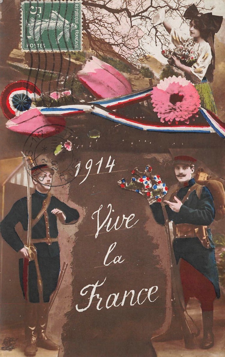 Carte Postale Ancienne Guerre 14-18 - Vive La France éternelle - Prisonniers - Marne
