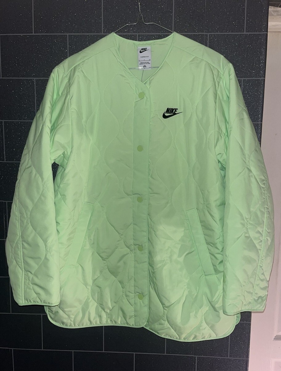 lime green nike jacket women's