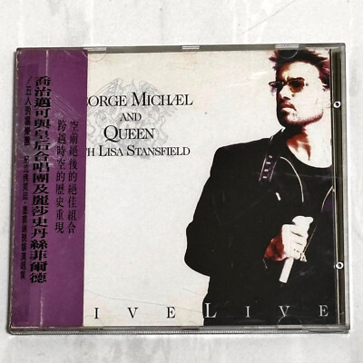 George Michael Queen Lisa Stansfield 1992 Five Live Taiwan OBI CD