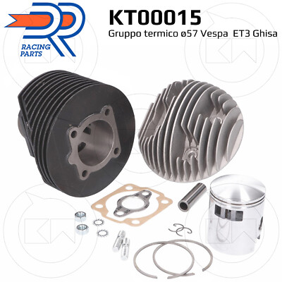 NEW CYLINDER KIT Vespa Primavera ET3 125 Ø57 130 KT00015