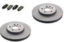 FOR VAUXHALL MOKKA X ELITE NAV  FRONT BRAKE DISCS WITH BRAKE PADS