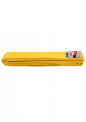 Dax Sports Budo Belt Yellow. 200-350cm. Cotton. Judo, Karate, TKD, Judo Belt