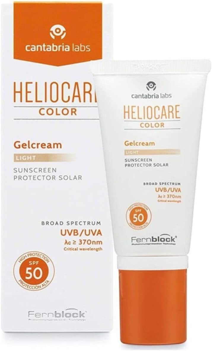 Heliocare Gelcream Colour Light SPF 50 50ml / Sun Cream For Face