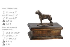 Bullmastiff, dog exclusive urn made of cold cast bronze, Art Dog, UK 