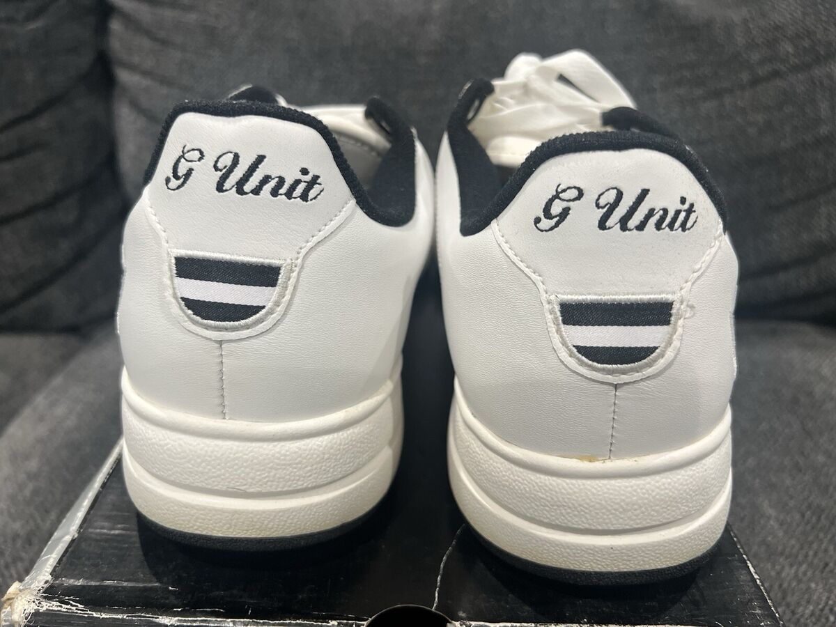 RARE G-UNIT G6 White Black Colorway Sz. 12 Sneakers 50 Cent RARE G-UNIT G6 White Black Colorway Sz. 12 Sneakers 50 Cent