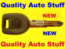 NEW 2000 Transponder Chip Key Blank Shoulder Notched MIT8 Uncut