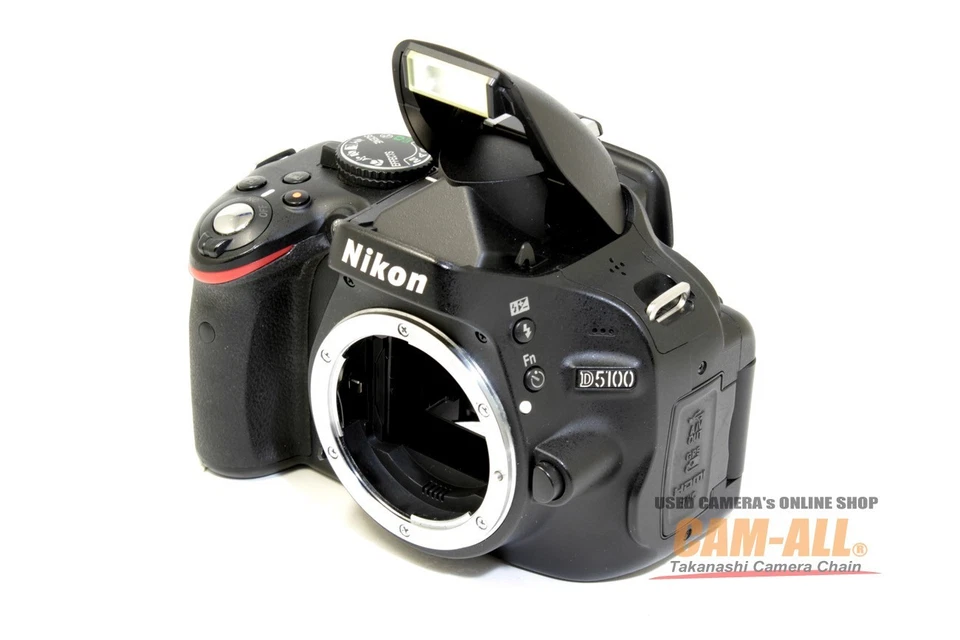Nikon D5100 Digital SLR Camera DX-Format Black (Body Only) **Selling As-Is** - Image 2 of 4