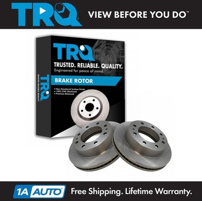 TRQ Front Brake Rotors Pair Kit for GMC Chevy Express Van Pickup Truck