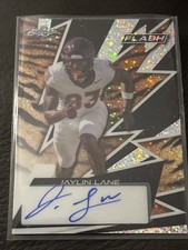 2024 Leaf Flash - Jaylin Lane #F-JL1 Tiger Sparkle 1 of 3! Commanders 1/3 AUTO