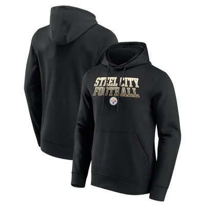 Pittsburgh Steelers Herren Hoodie NFL Schwarz Oberteil - Neu