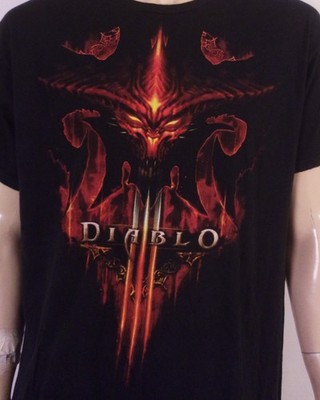 vintage EUC Blizzard Diablo III 3 T-Shirt Video Game RPG Gaming SZ XL