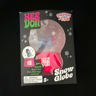 Nee Doh Snow Globe Squish & Flow Tactile Squeeze Toy Pink/Blue/Purple/White