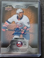 2023-24 UD Engrained Rookie Arnaud Durandeau Autograph