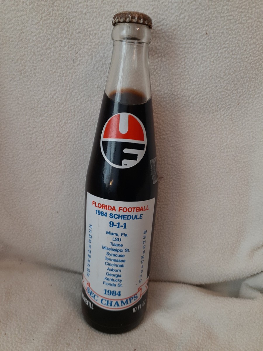 Vintage 1984 Commemorative Coca-Cola SEC Champs University Of