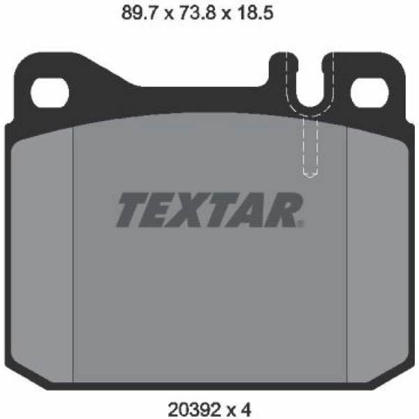 Textar 2039213 Bremsbelagsatz FüR VW LT 28 35 LT 40 55 281 363 291 512 293 909-image