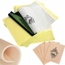 35-Piece Tattoo Practice Skin Kit - 3MM Thick Fake Skin with Stencil Transfer