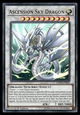 Ascension Sky Dragon LEHD-ENB34 Legendary Hero Decks Yu-Gi-Oh 1st Edition NM